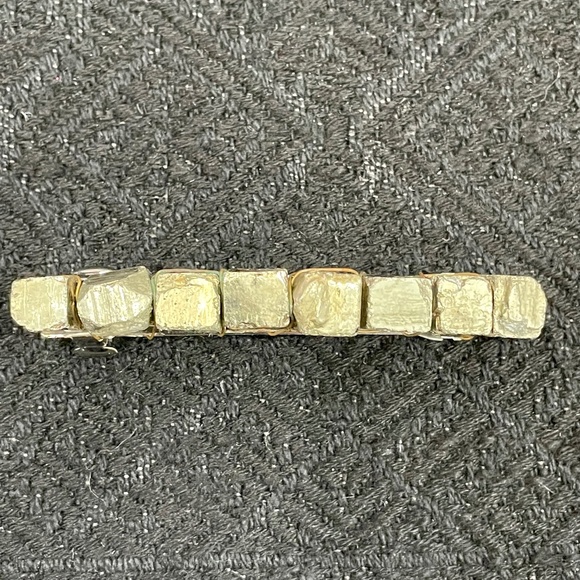 Authentic Pyrite “Fools Gold” Hair Barrette Clip - Picture 3 of 7